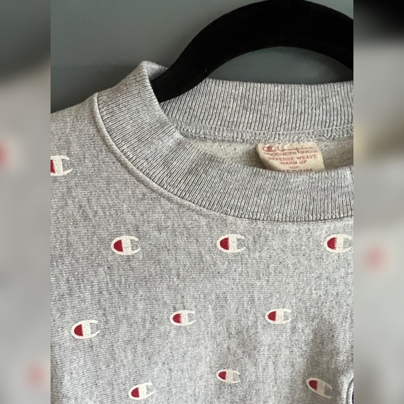 Champion Reverse Weave Branded Sweatshirt - Picture 3 of 4